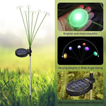 Solarleuchte im Medusen-Design mit Farbwechsel-LEDs