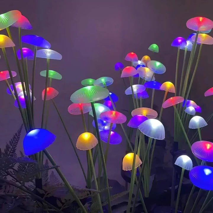 Solarleuchte im Quallen-Design mit Farbwechsel-LEDs