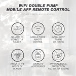 Intelligenter Pflanzenbewässerer mit App-Steuerung und Tropfsystem