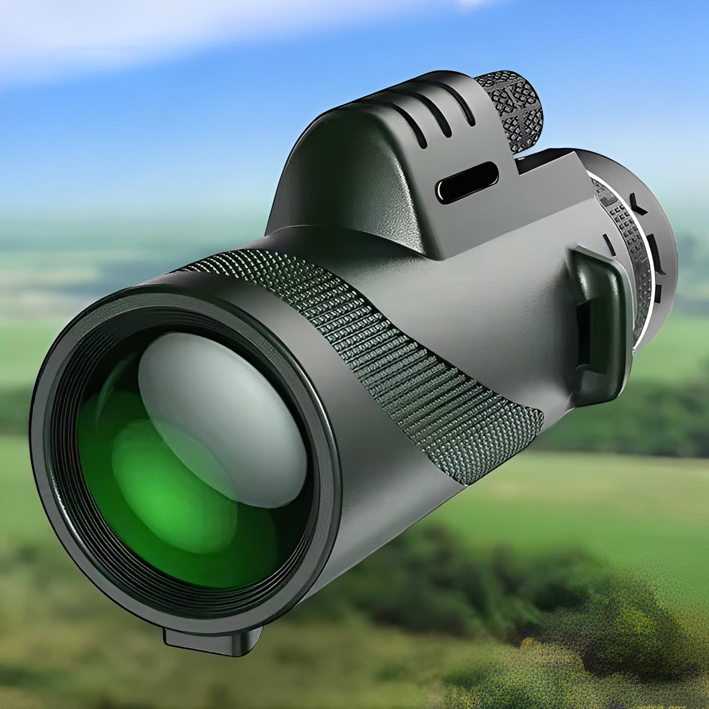 Kompakter Fernglas mit Zoom für Fernsicht