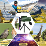 Kompakter Fernglas mit Zoom für Fernsicht