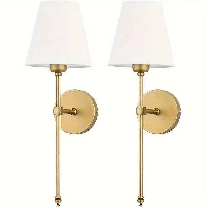 Wandlichter im kabellosen Design, 2er Set