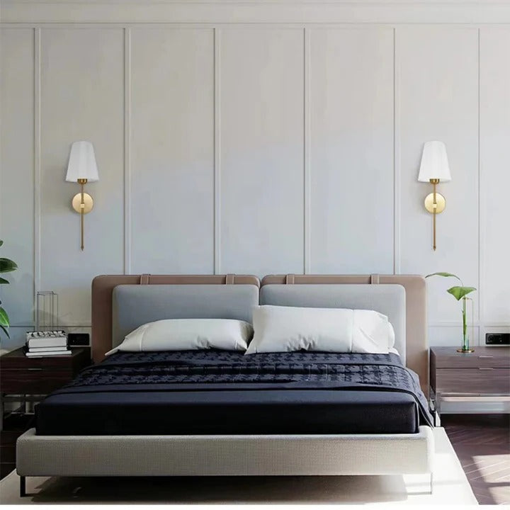 Wandlichter im kabellosen Design, 2er Set