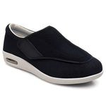 Bequeme Schuhe mit breiter Zehenbox und Schnürverschluss