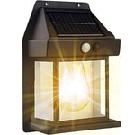 Solarbetriebene LED-Lampe für den Außenbereich mit Bewegungsmelder