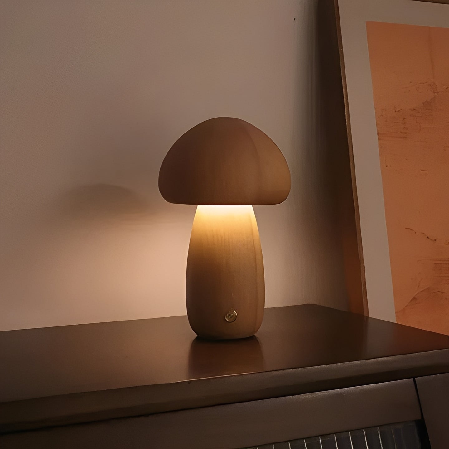 Stilvolle LED-Pilz Nachttischlampe mit Berührungssensor