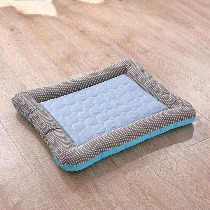 Kühlende Haustiermatte aus Seide und Baumwolle