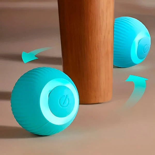 Interaktiver Spielball für Haustiere mit USB-Ladefunktion