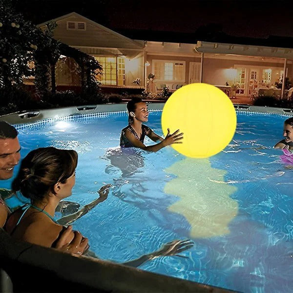 Aufblasbare LED-Leuchte mit Farbwechsel für den Pool