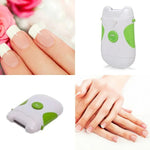 Elektrischer Nageltrimmer mit integriertem LED-Licht