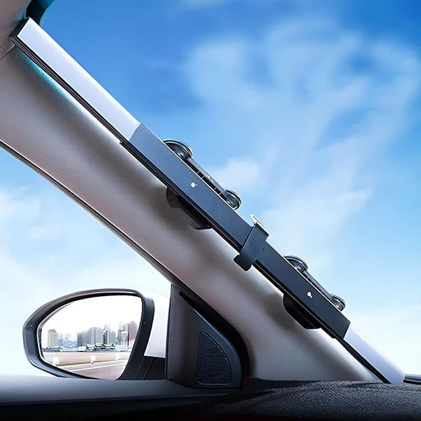 Faltbare Sonnenschutzblende für Auto mit umfassendem Sichtschutz