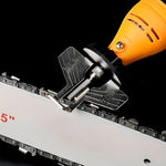 Tragbarer Kettensäge-Schärfer mit präzisem Winkelmesser