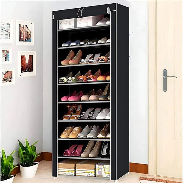 Platzsparender Schuhregal für Eingangsbereich und Kleiderschrank