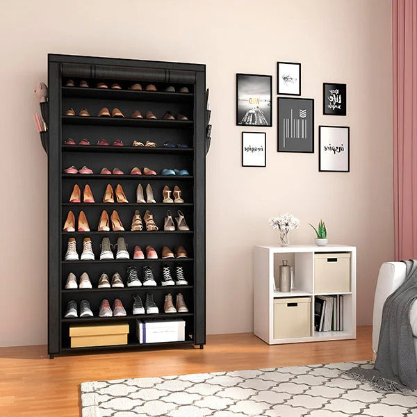 Platzsparender Schuhregal für Eingangsbereich und Kleiderschrank