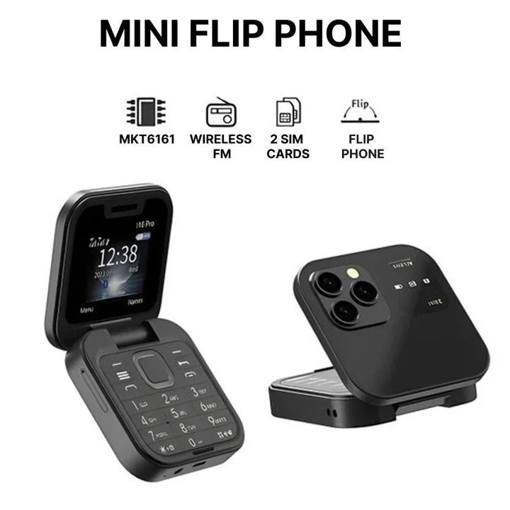 Kompaktes Klapphandy mit Dual-SIM-Funktion