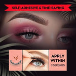 Wiederverwendbare Selbstklebende Wimpern für Perfekte Augen