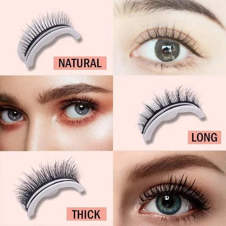 Wiederverwendbare Selbstklebende Wimpern für Perfekte Augen