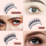 Selbsthaftende Wimpern mit wiederverwendbarem Design