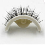 Selbsthaftende Wimpern mit wiederverwendbarem Design