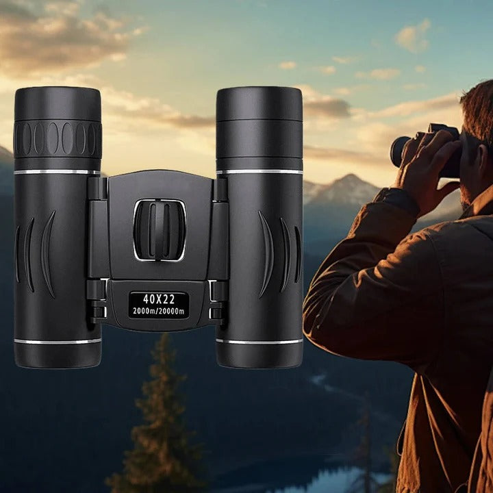 Fernglas mit 40-facher Vergrößerung und 22-mm-Objektiv