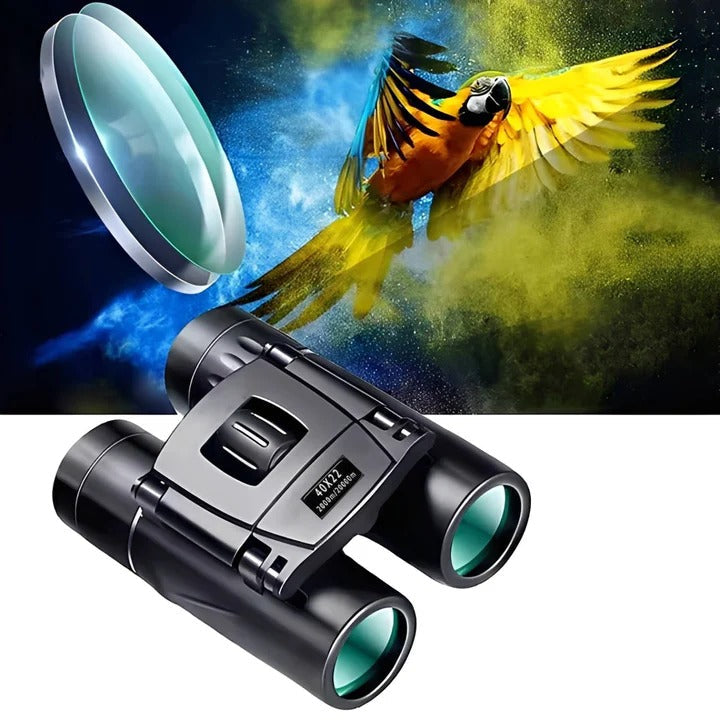 Fernglas mit 40-facher Vergrößerung und 22-mm-Objektiv