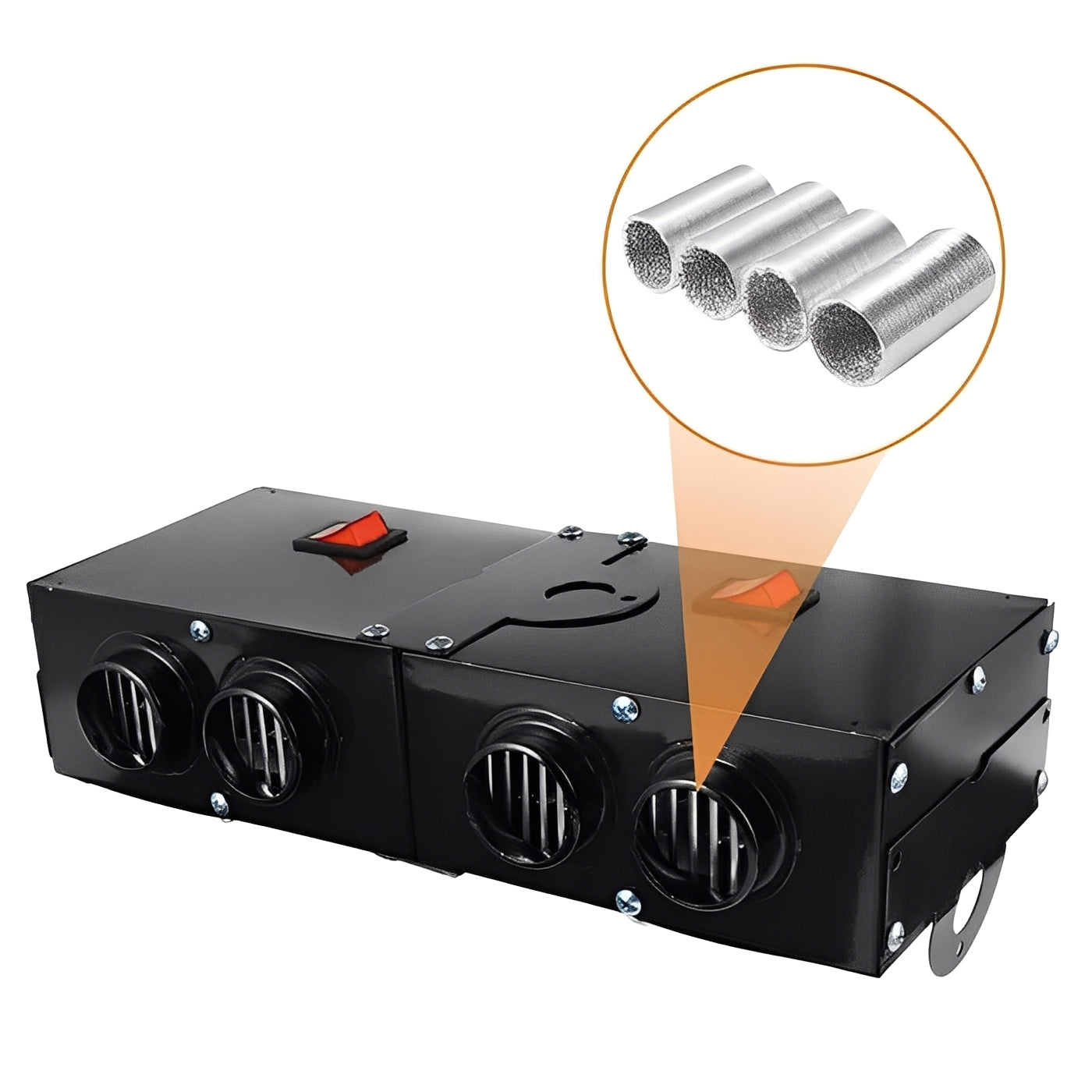 Kraftvoller 500W Autoheizlüfter mit Luftauslässen
