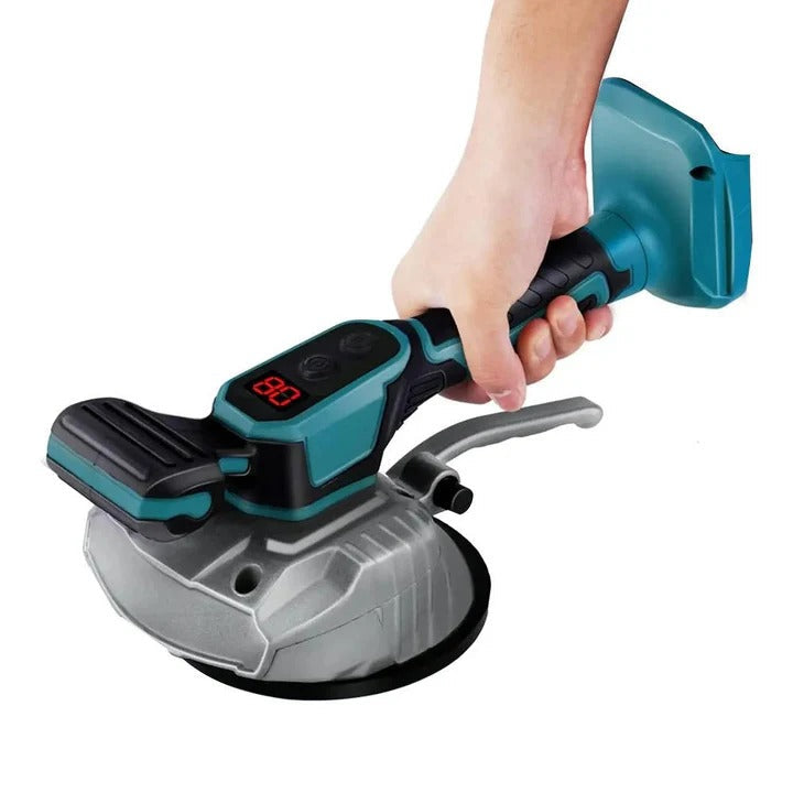 Wiederaufladbares Fliesen-Saugwerkzeug mit Vibration und LCD-Anzeige