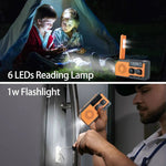 Solar- und Handkurbelradio mit 5000mAh Powerbank