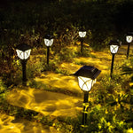 Solare Gartenleuchten mit LED-Technologie, 2er Set
