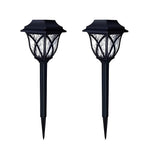 Solare Gartenleuchten mit LED-Technologie, 2er Set