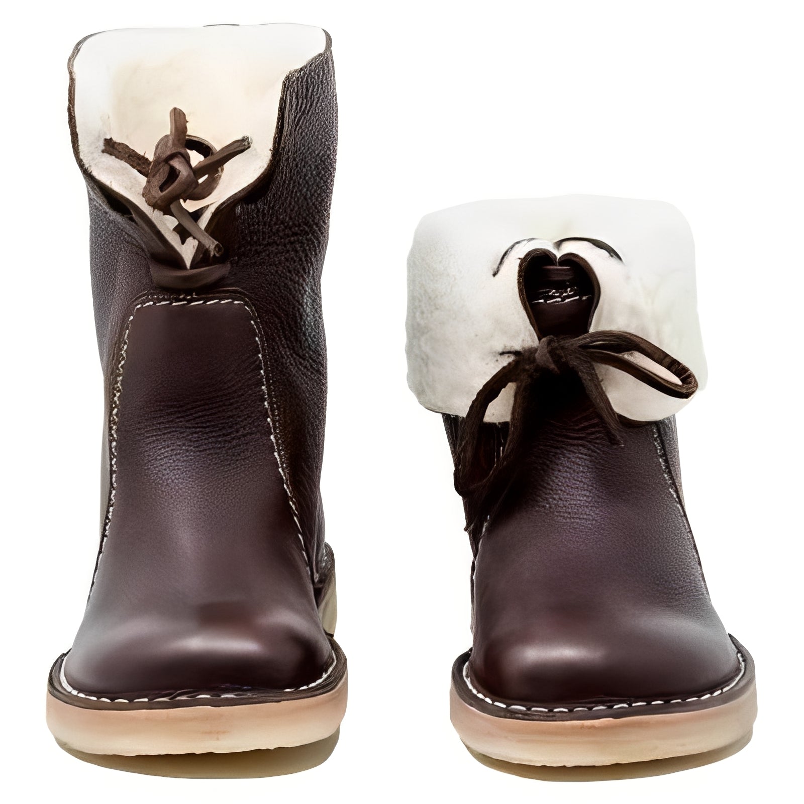 Hochwertige Lederstiefel mit Wolle für Outdoor-Aktivitäten