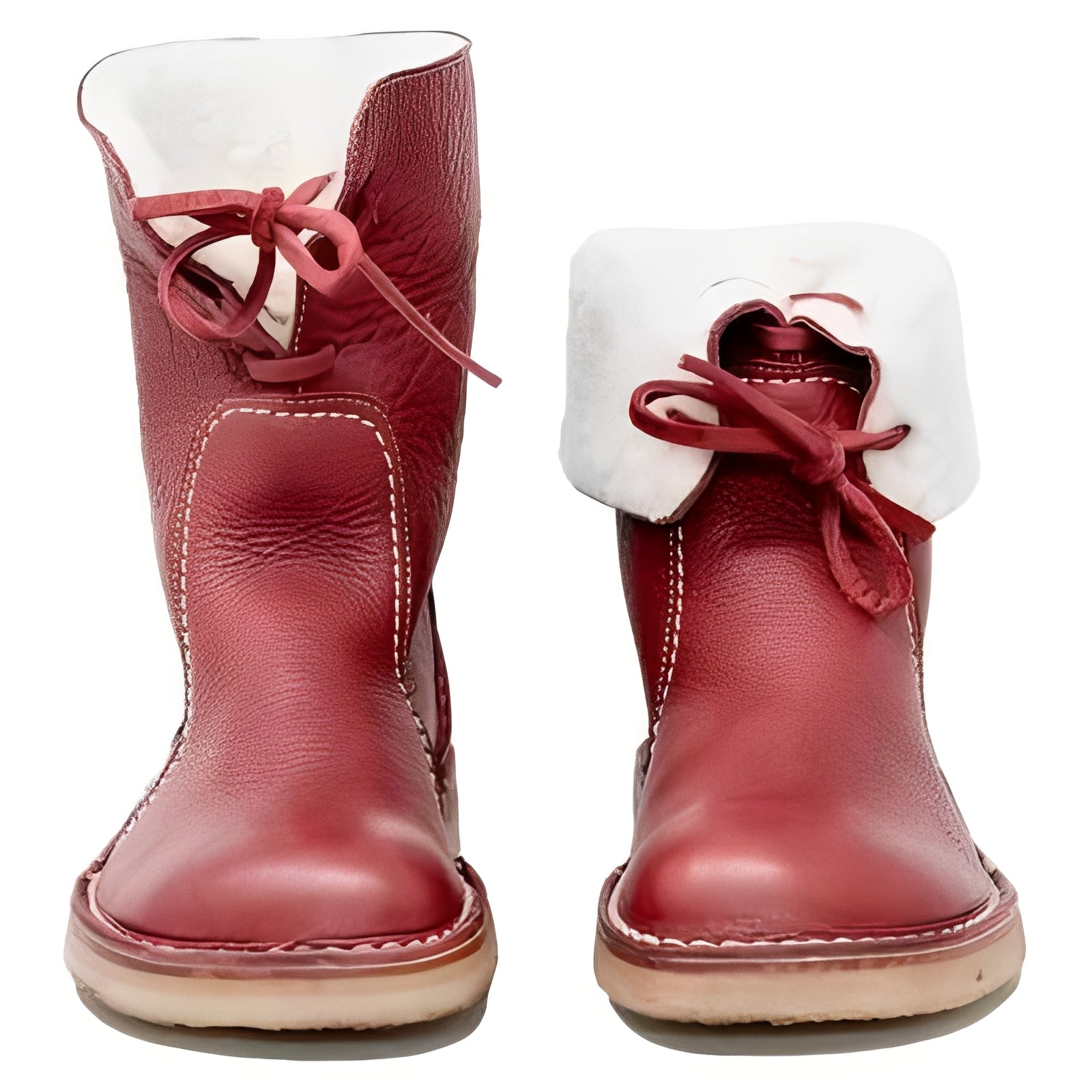 Hochwertige Lederstiefel mit Wolle für Outdoor-Aktivitäten