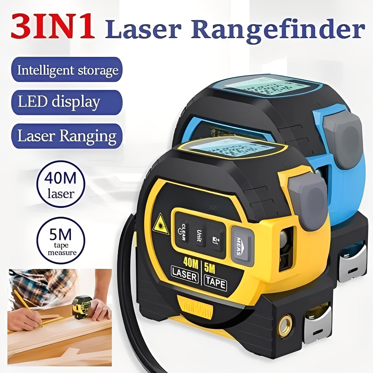 Multifunktionales Entfernungsmessgerät mit Lasertechnik