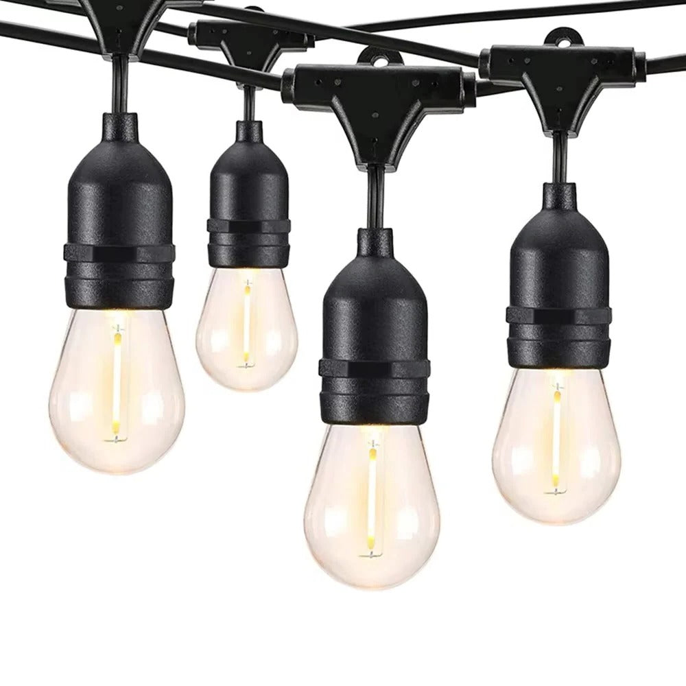 Dekorative LED Lichterkette für den Außenbereich im Vintage-Stil