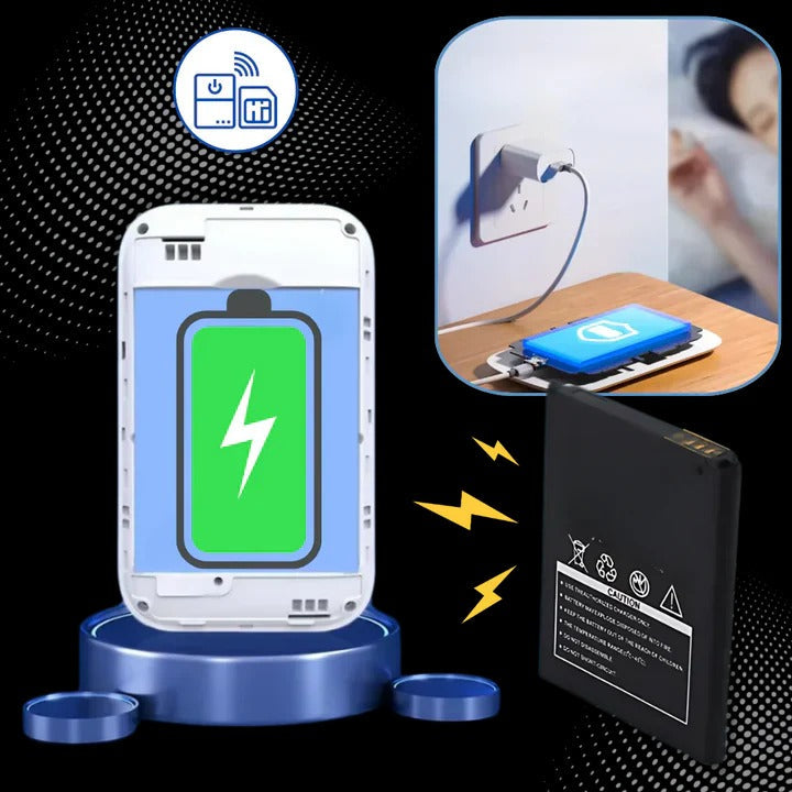 Mobiler 4G LTE WLAN-Router mit SIM-Kartensteckplatz