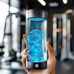 Tragbare Wasserflasche zur Wasserstofferzeugung mit USB-Ladestation