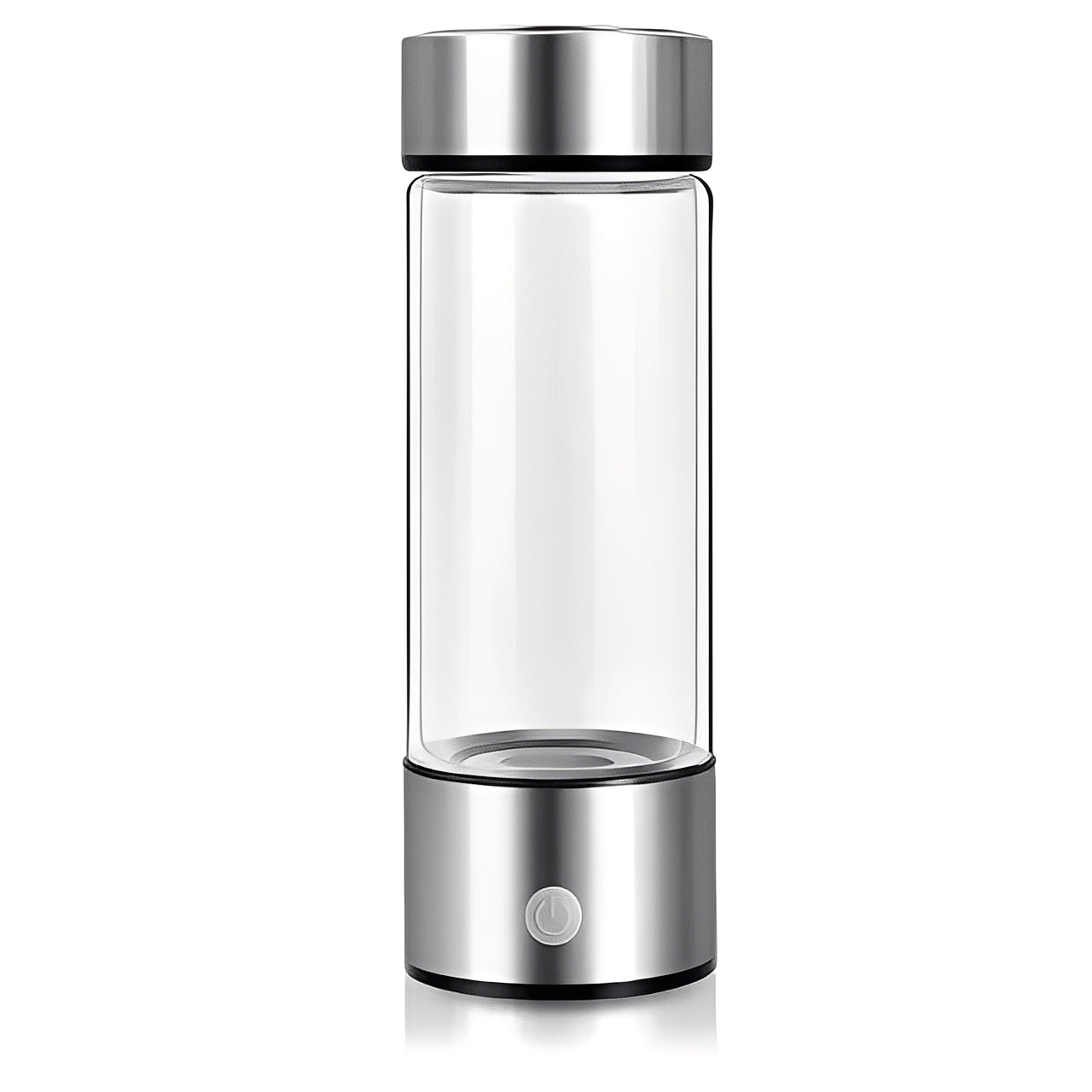 Tragbare Wasserflasche mit Wasserstoffgenerator und USB-Ladebasis