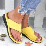 Bequeme Slipper-Sandalen mit PU-Leder-Obermaterial