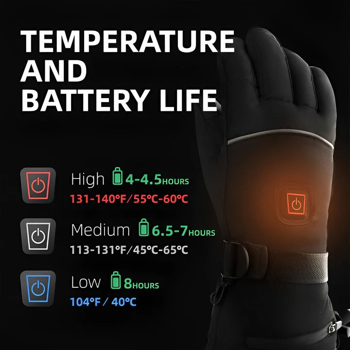 Wiederaufladbare Elektrische Heizhandschuhe für kalte Tage