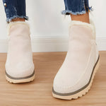 Elegante Stiefeletten mit Futter aus Kunstfell und Slip-On Design