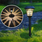 Solarbetriebene LED-Lampen für Garten und Wege, 4er Set