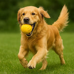 Interaktiver Hundeball mit strukturiertem Design