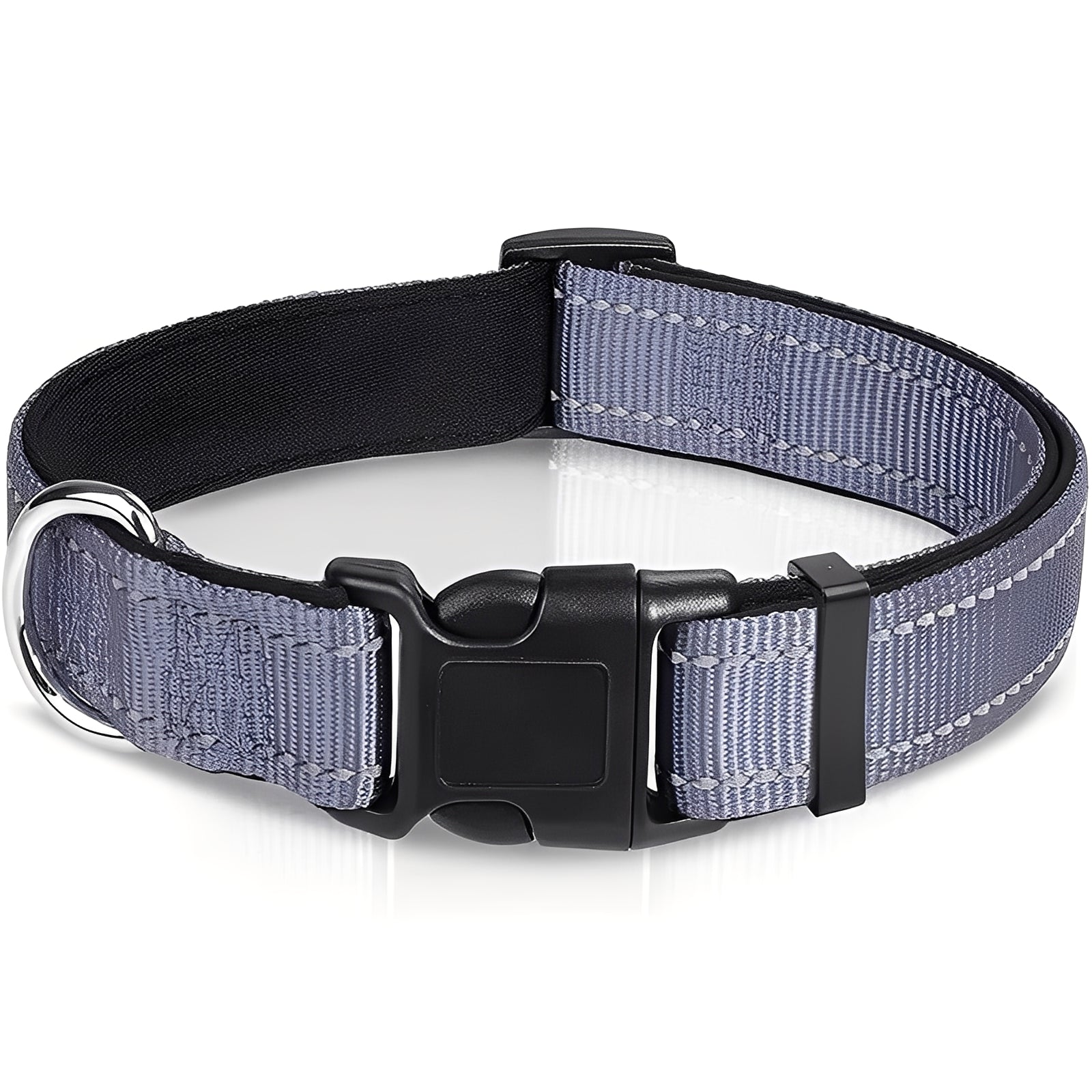 Verstellbares Nylon-Hundehalsband mit Clipverschluss
