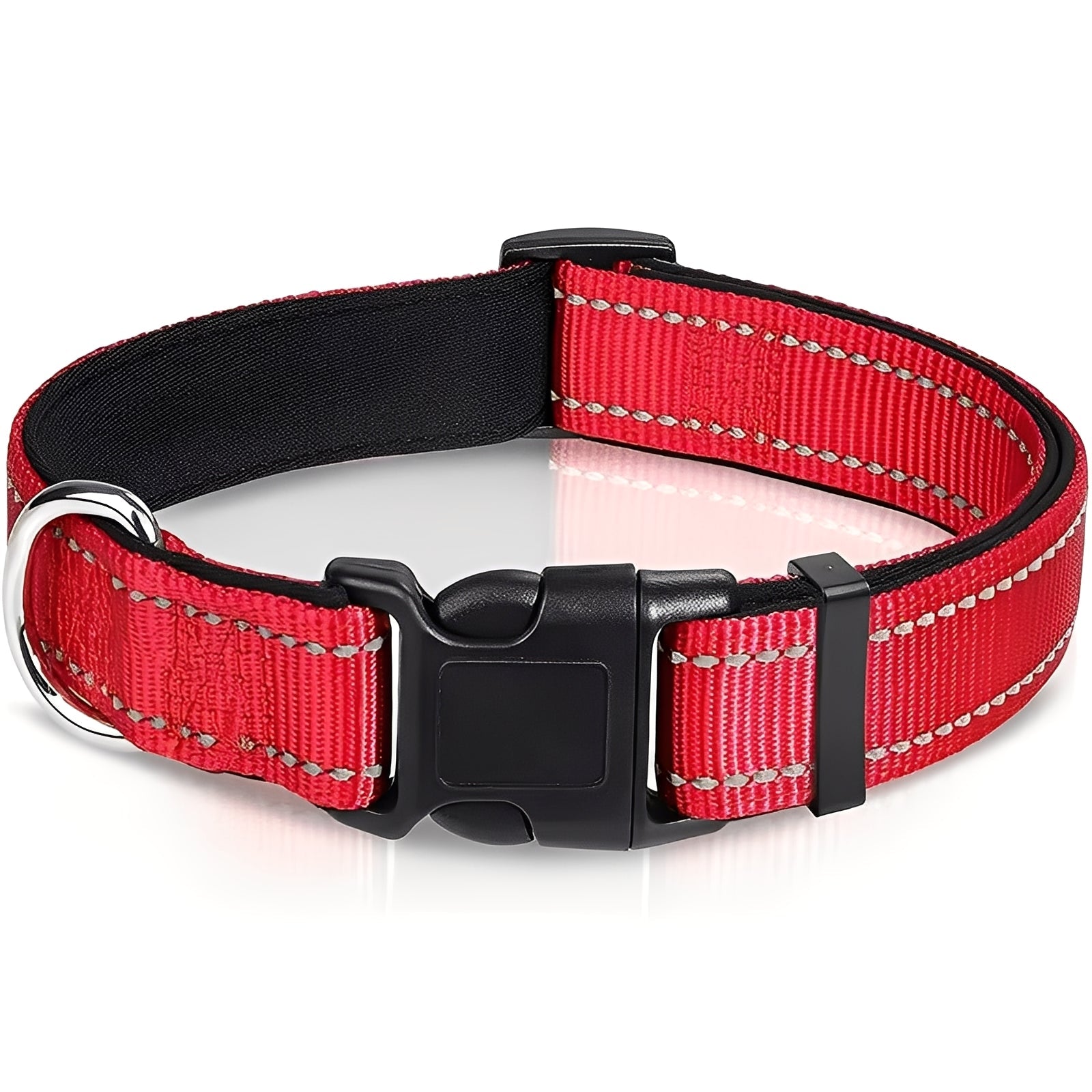 Verstellbarer Nylon-Hundehalsband mit Sicherheitsverschluss
