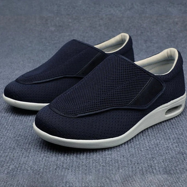 Damen Schuhe mit breiter Zehenbox und herausnehmbaren Schaumsohlen