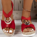 Bequeme Wedge-Sandalen für Damen mit Fußgewölbeunterstützung