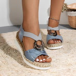 Bequeme Wedge-Sandalen für Damen mit Fußgewölbeunterstützung