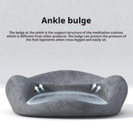 Runder Meditationskissen mit anpassbarem Schaumkern