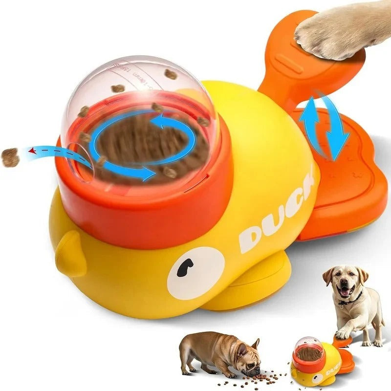 Interaktiver Futterspender im Enten-Design für Hunde