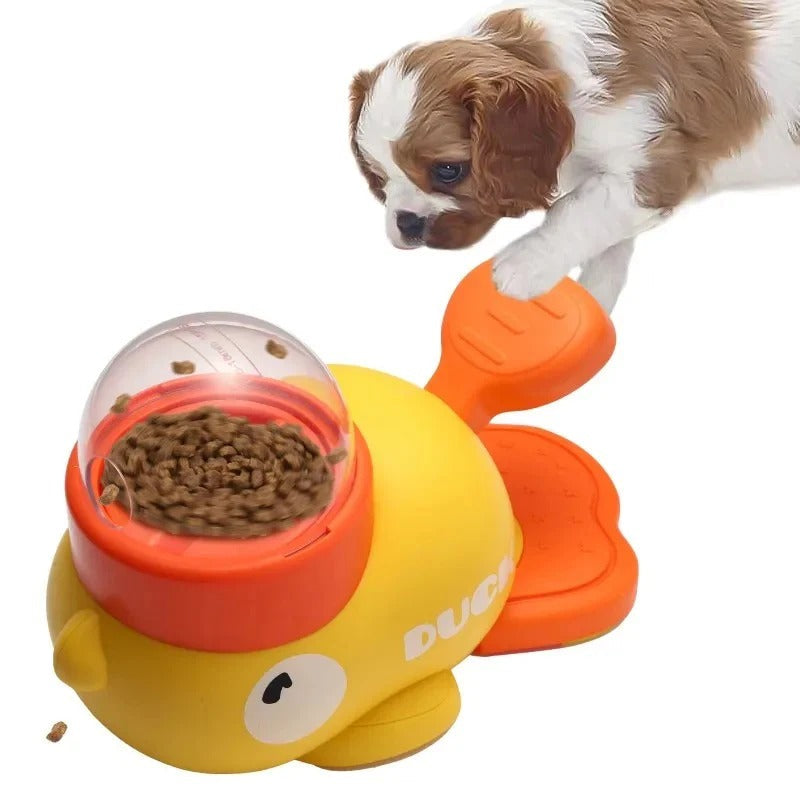 Interaktiver Futterspender im Enten-Design für Hunde